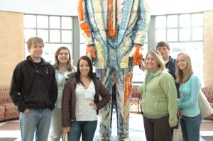 Western Carolina University students attend the American Democracy Project - South conference at Kennesaw State  University  in Georgia. (photo by Dustin Wheeler)