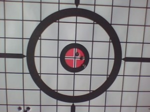 03-17-09_1744 Sitton's first grouping in years (granted, I'm 30 feet away with an M4 variant)
